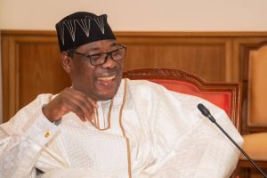 L'ancien prÃ©sident Boni Yayi lors de son audience au palais de la Marina ce lundi 13 juin 2022