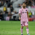 Lionel Messi avec le maillot de l'Inter Miami