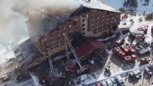 Incendie d'un hÃ´tel en Turquie