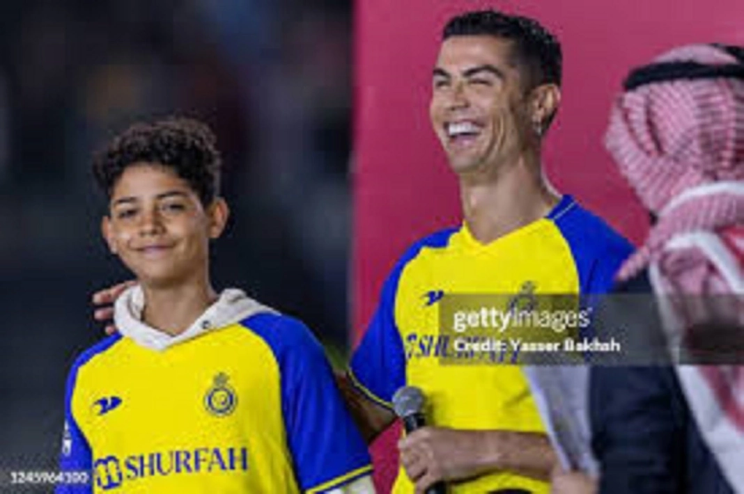 Cristiano Ronaldo et son fils