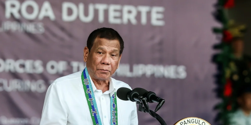 L’ancien président philippin Rodrigo Duterte