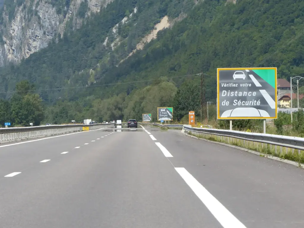 Autoroute A40 en Haute-Savoie, illustration