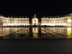Place de la Bourse à Bordeaux