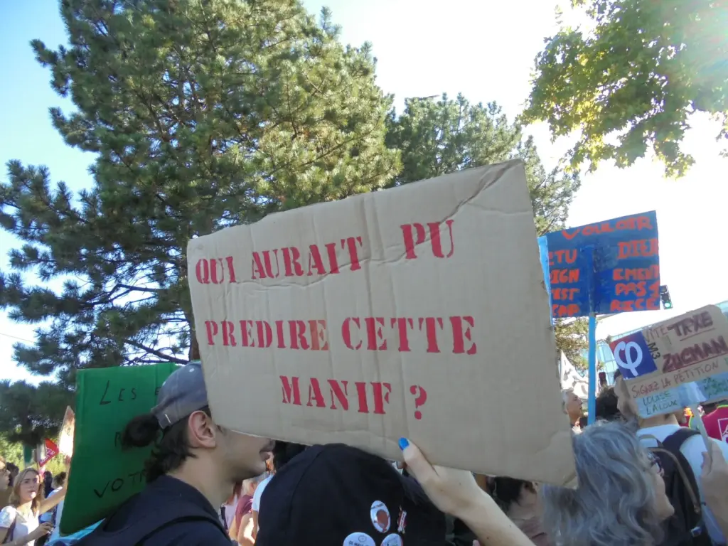 Manifestation dans les rues de Clermont-Ferrand, photo d’archives