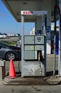 Pompe à gazole dans une station-service