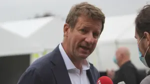 Yannick Jadot lors des Journées d’été des Écologistes en 2021