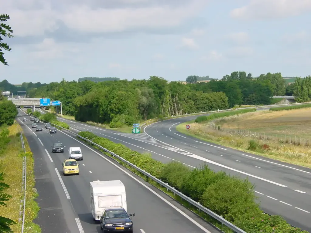 Autoroute A26 en France — illustration