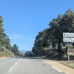 Paysage du col de la Bigue à Aups dans le Var