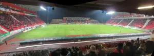 Vue du stade Gaston-Gérard à Dijon