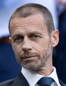 Portrait d'archive d'Aleksander Čeferin lors d'un événement UEFA en 2019.