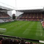 Vue d’archive du stade Bollaert-Delelis de Lens en 2015
