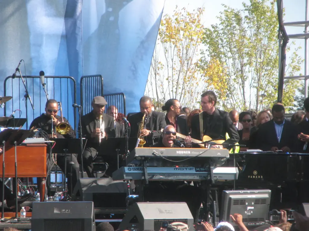 Stevie Wonder sur scène en 2011