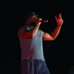 Gradur sur scène au festival WeLove Eya en 2025