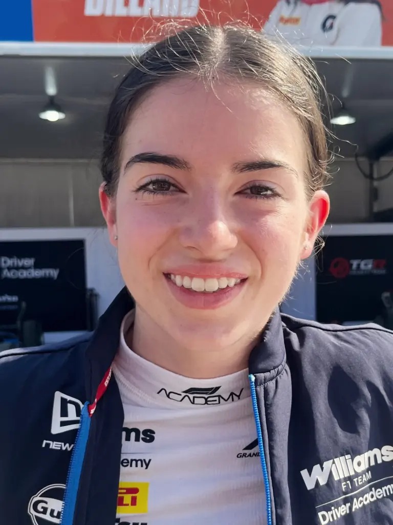 Jade Jacquet en tenue Williams et ART Grand Prix à Shanghai, archive de mars 2026