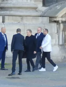 Michel Drucker à Paris en avril 2026