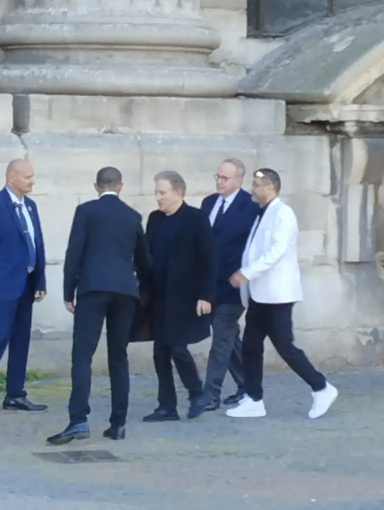 Michel Drucker à Paris en avril 2026