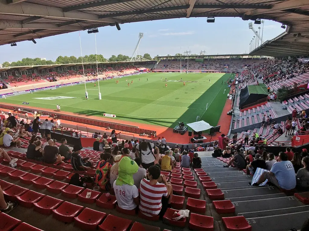 Vue du stade Ernest-Wallon à Toulouse