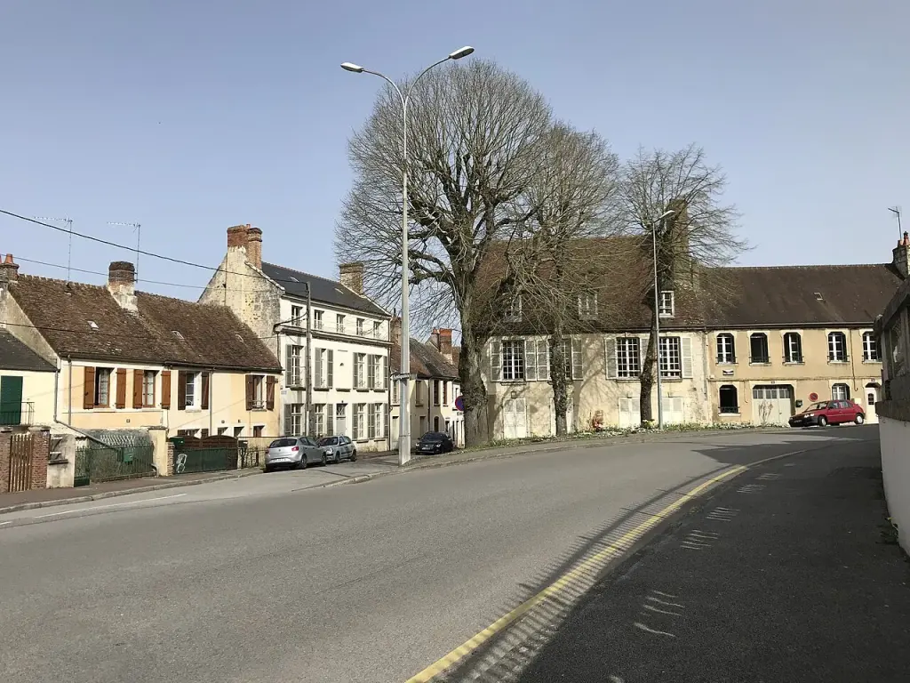 La rue du Mail à Mortagne-au-Perche