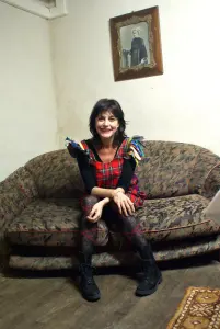 La chanteuse Lio photographiée en 2010