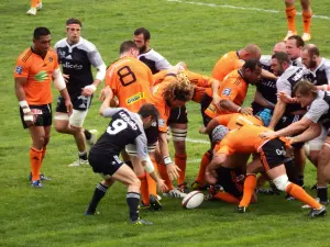 Match du RC Narbonne au Parc des Sports et de l'Amitié