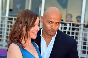 Éric Judor avec Laure Calamy au Festival de Cabourg en 2018