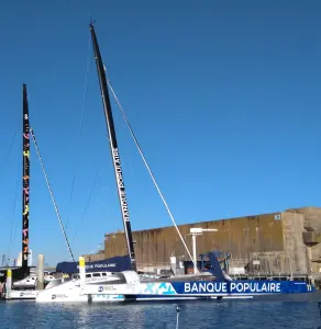 Le Maxi Banque Populaire XI d’Armel Le Cléac’h à Lorient