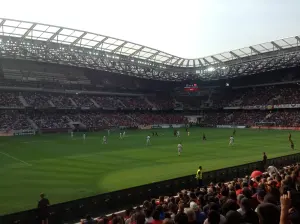 L’intérieur de l’Allianz Riviera à Nice en septembre2013, photographie d’archive.