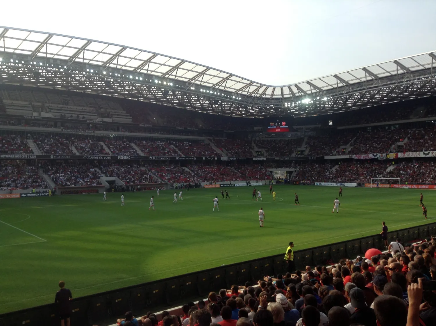 L’Allianz Riviera à Nice lors d’un match en septembre 2013