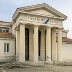 Façade du palais de justice de Saint-Gaudens photographiée en décembre 2019
