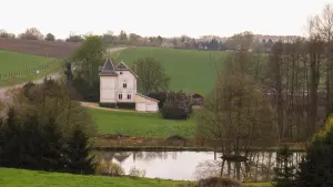 Bâtiments du Moulin à couleurs d’Écordal, photographie d’archive de 2011