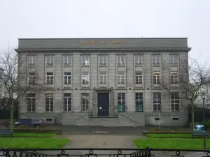 Façade de la Banque de France à Brest