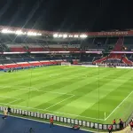 Parc des Princes avant un match entre le PSG et Lyon