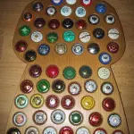 Collection de capsules de muselets de champagne