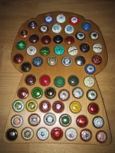 Collection de capsules de muselets de champagne