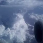Un cumulonimbus observé depuis un avion