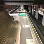 Quai de la ligne B à la station Saxe-Gambetta à Lyon