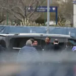 Kylian Mbappé lors d’une visite à Caen en février 2025