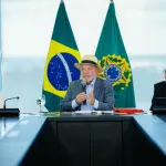 Lula lors d’une cérémonie au palais du Planalto en juillet2026