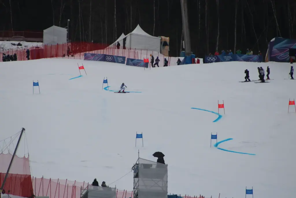 Archive de Lucas Pinheiro Braathen pendant le géant olympique à Bormio en février 2026