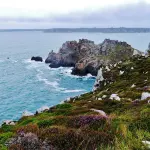 La pointe de Dinan sur la presqu’île de Crozon dans le Finistère