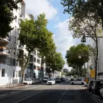 Avenue Roger-Salengro dans le quartier des Buers à Villeurbanne en septembre 2020. Archive du quartier concerné, ne représente pas le futur pôle économique.