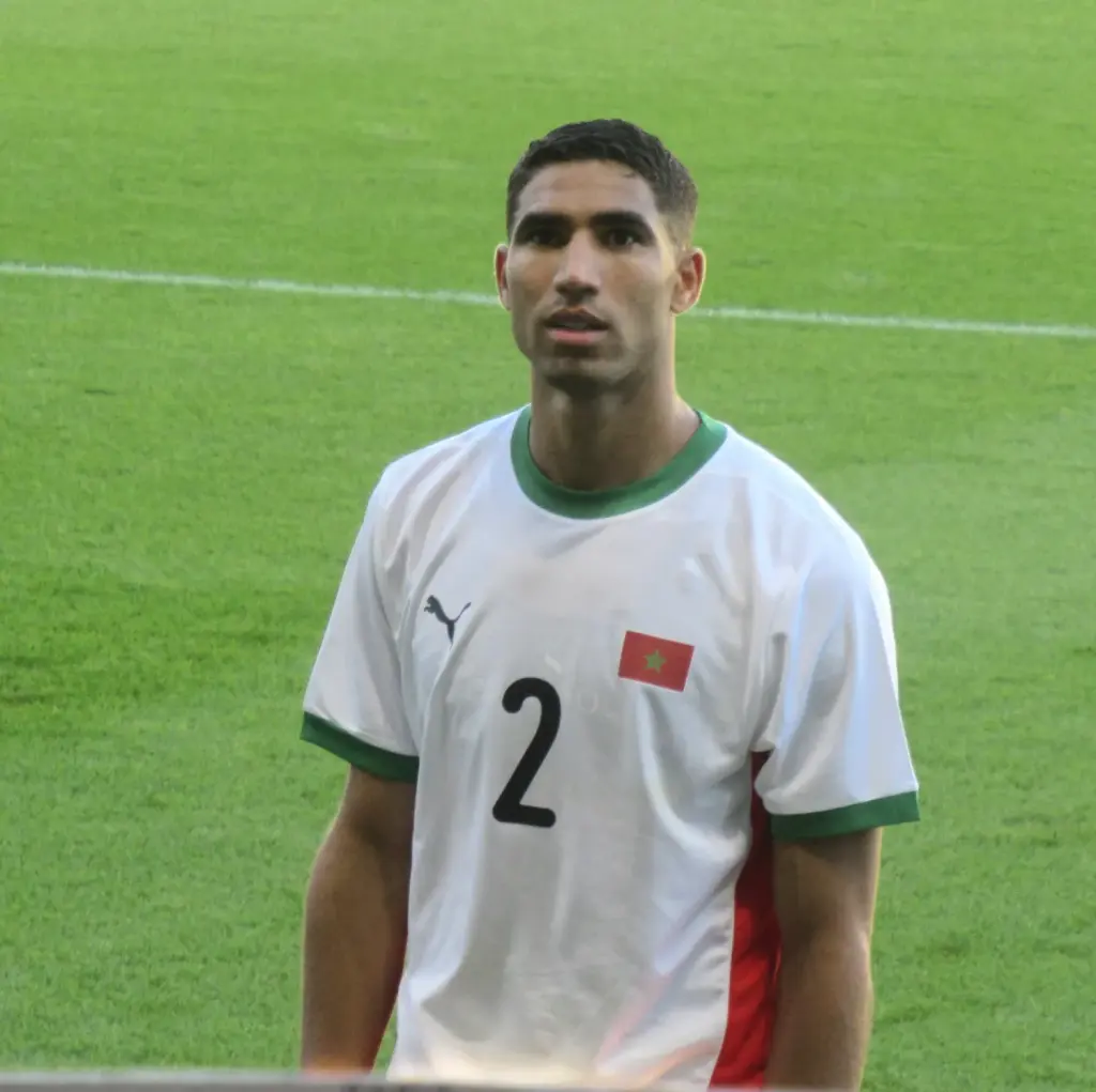 Achraf Hakimi avec le Maroc aux Jeux olympiques en août2024
