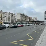 Vue du cours de Vincennes à Paris, photographie d’archive de janvier 2022