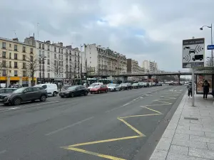 Vue du cours de Vincennes à Paris, photographie d’archive de janvier 2022