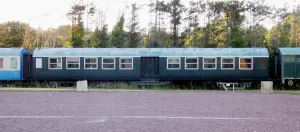 Voiture Bruhat à l’ancienne gare de Carteret, archive de mai 2025