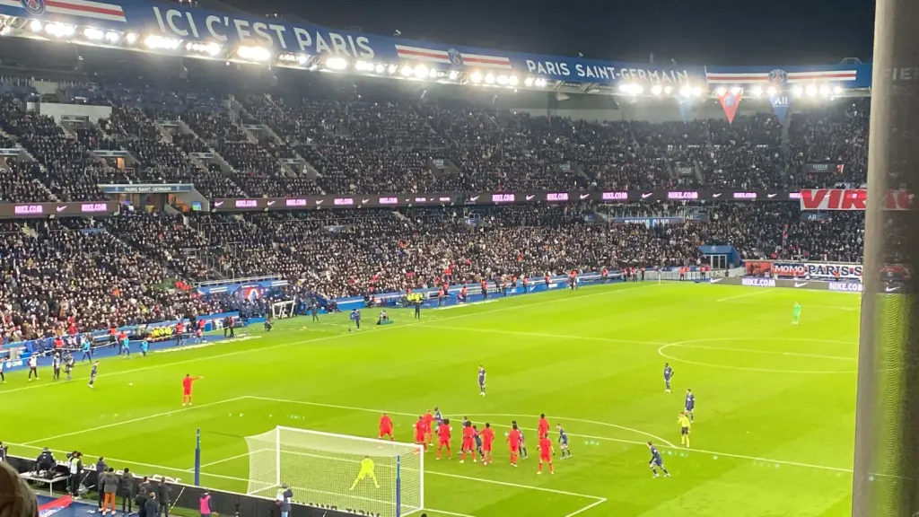 Le Parc des Princes pendant un match du Paris Saint-Germain