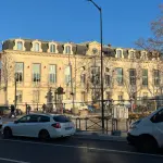 Hôtel de ville d’Aubervilliers en décembre 2021, photographie d’archive