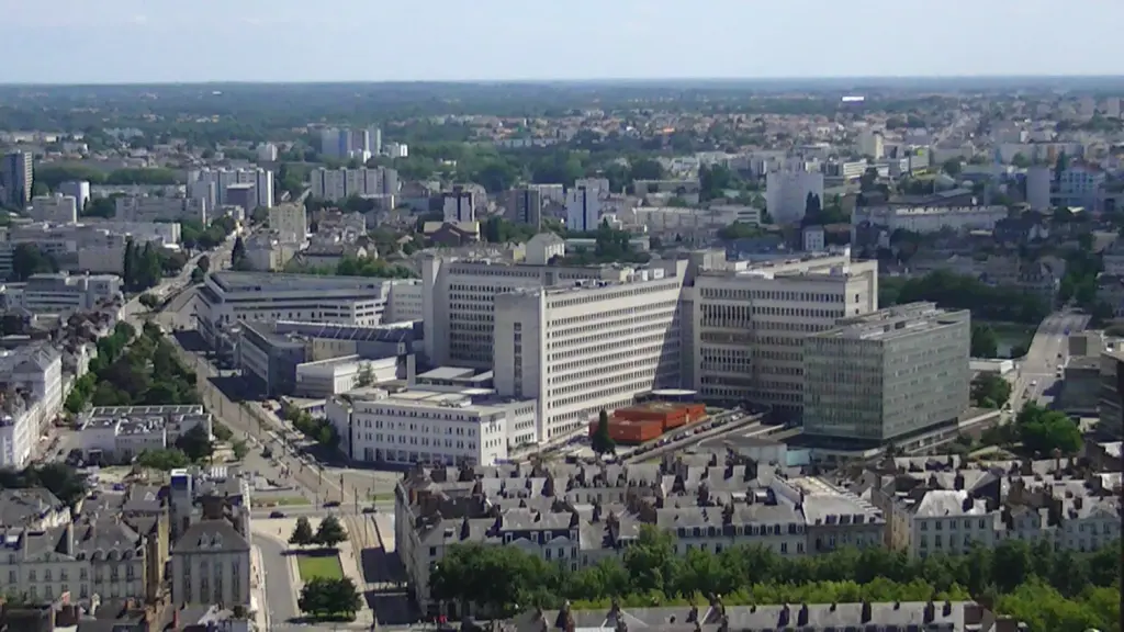 Vue extérieure de l’Hôtel-Dieu du CHU de Nantes