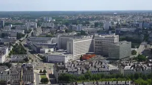 Vue extérieure de l’Hôtel-Dieu du CHU de Nantes