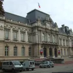 Façade de la préfecture du Rhône à Lyon, photographie d'archive
